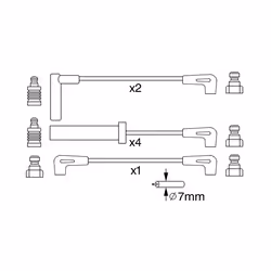 Faisceau d'allumage BOSCH 0 986 357 229 - Vue supplémentaire 6