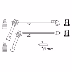 Faisceau d'allumage BOSCH 0 986 357 241 - Vue supplémentaire 6