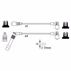 Faisceau d'allumage BOSCH 0 986 357 247 - Vue supplémentaire 6