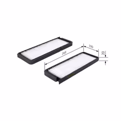 Filtre d'habitacle (filtre à pollen) BOSCH 1 987 431 176 - Vue supplémentaire 6