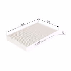 Filtre d'habitacle (filtre à pollen) BOSCH 1 987 432 247 - Vue supplémentaire 7