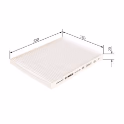 Filtre d'habitacle (filtre à pollen) BOSCH 1 987 432 253 - Vue supplémentaire 6