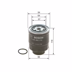 Filtre à carburant BOSCH F 026 402 110 - Vue supplémentaire 7