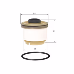 Filtre à carburant BOSCH F 026 402 115 - Vue supplémentaire 7