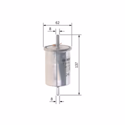 Filtre à carburant BOSCH F 026 402 124 - Vue supplémentaire 7