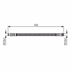 Flexible de frein BOSCH 1 987 481 394 - Vue supplémentaire 5