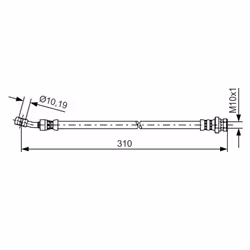 Flexible de frein BOSCH 1 987 481 416