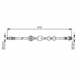 Flexible de frein BOSCH 1 987 481 425