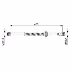Flexible de frein BOSCH 1 987 481 459