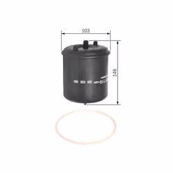 Filtre à huile BOSCH F 026 407 119 - Vue supplémentaire 6