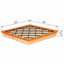 Filtre à air BOSCH F 026 400 217 - Vue supplémentaire 7