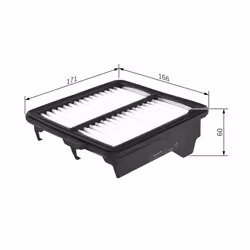 Filtre à air BOSCH F 026 400 223 - Vue supplémentaire 7
