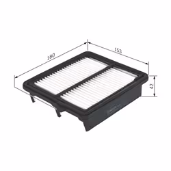 Filtre à air BOSCH F 026 400 224 - Vue supplémentaire 7