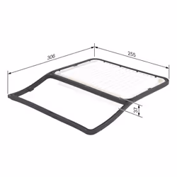 Filtre à air BOSCH F 026 400 227 - Vue supplémentaire 7