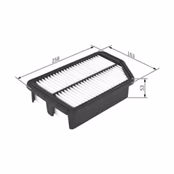 Filtre à air BOSCH F 026 400 228 - Vue supplémentaire 6
