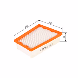 Filtre à air BOSCH F 026 400 229 - Vue supplémentaire 7