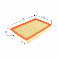 Filtre à air BOSCH F 026 400 264 - Vue supplémentaire 7