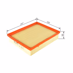 Filtre à air BOSCH F 026 400 267 - Vue supplémentaire 7