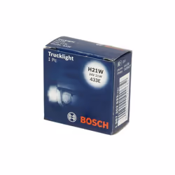 Ampoule secondaire BOSCH H21W Trucklight 24V, 21W, 1 pièce