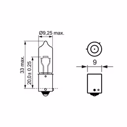 Ampoule secondaire BOSCH H21W Trucklight 24V, 21W, 1 pièce - Vue supplémentaire 4