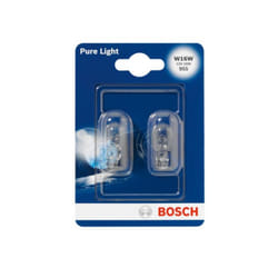 Ampoule secondaire BOSCH W16W Pure Light 12V/16W, 2 pièce