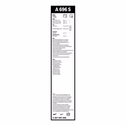 Balai d'essuie-glace BOSCH 3 397 007 696, Aerotwin A696S, 550+450mm, 2 pièce - Vue supplémentaire 7