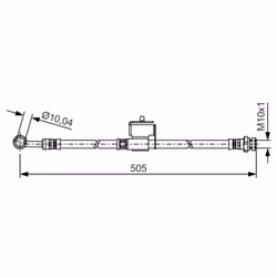 Flexible de frein BOSCH 1 987 481 505 - Vue supplémentaire 5
