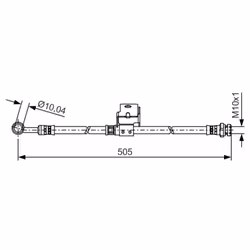Flexible de frein BOSCH 1 987 481 506 - Vue supplémentaire 5
