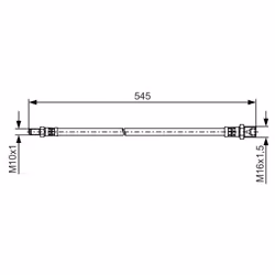 Flexible de frein BOSCH 1 987 481 507 - Vue supplémentaire 6