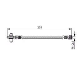 Flexible de frein BOSCH 1 987 481 518 - Vue supplémentaire 5