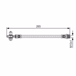 Flexible de frein BOSCH 1 987 481 519 - Vue supplémentaire 5