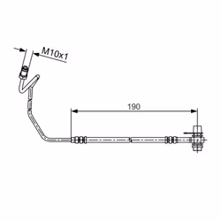 Flexible de frein BOSCH 1 987 481 535