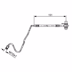 Flexible de frein BOSCH 1 987 481 537 - Vue supplémentaire 5