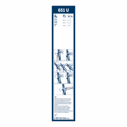 Balai d'essuie-glace BOSCH 3 397 011 641, Twin 651U, 650mm, Avant, 1 pièce - Vue supplémentaire 6