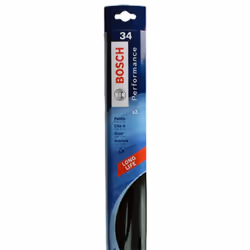 Bosch 2x Balais Clio II N° 34 Twin, Balai d’essuie-glace, Noir, Métal, Caoutchouc, Punto, Clio II, Avensis, WEEE, CTP, 70 mm