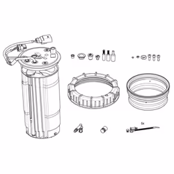Chauffage, réservoir d'urée BOSCH F 01C 600 256