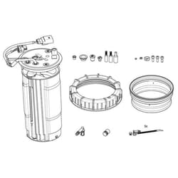 Chauffage, réservoir d'urée BOSCH F 01C 600 256
