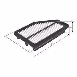 Filtre à air BOSCH F 026 400 295 - Vue supplémentaire 7