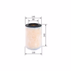 Filtre à air BOSCH F 026 400 298 - Vue supplémentaire 7