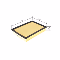 Filtre à air BOSCH F 026 400 303 - Vue supplémentaire 7