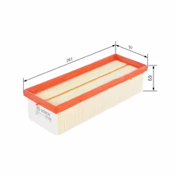 Filtre à air BOSCH F 026 400 323 - Vue supplémentaire 7