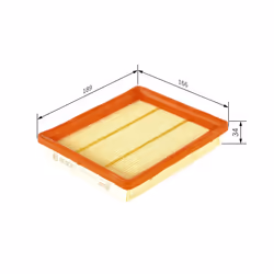 Filtre à air BOSCH F 026 400 325 - Vue supplémentaire 7
