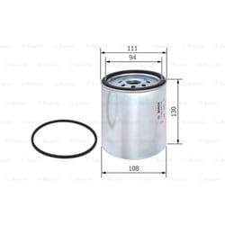 Filtre à carburant BOSCH F 026 402 135