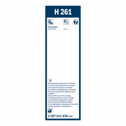 Balai d'essuie-glace BOSCH 3 397 011 676, Twin H261, 260mm, Arrière, 1 pièce - Vue supplémentaire 6