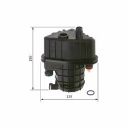 Filtre à carburant BOSCH 0 450 907 016 - Vue supplémentaire 7