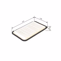 Filtre à air BOSCH F 026 400 341 - Vue supplémentaire 7