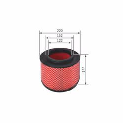 Filtre à air BOSCH F 026 400 344 - Vue supplémentaire 6