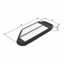 Filtre à air BOSCH F 026 400 349 - Vue supplémentaire 6