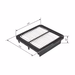 Filtre à air BOSCH F 026 400 352 - Vue supplémentaire 7