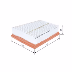 Filtre à air BOSCH F 026 400 386 - Vue supplémentaire 7